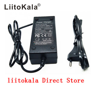 HK Liitokala 36V battery charger Output 42V 2A Charger Input 100-240 VAC Lithium Li-ion Charger For 10S 36V Electric Bike - Amzon World