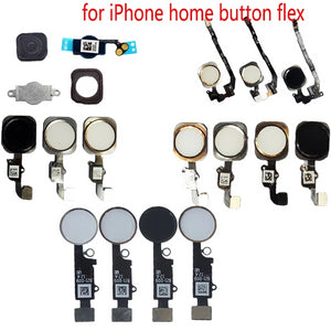 1pcs Home Button with Flex Cable for iPhone 5 5C 5S 6 6Plus 6s plus 7 7Plus Home button Flex Assembly - Amzon World