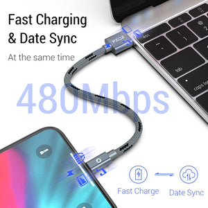PZOZ usb cable for iphone cable Xs max Xr X 8 7 6 plus 6s 5 s plus ipad mini fast charging cables mobile phone charger cord data - Amzon World