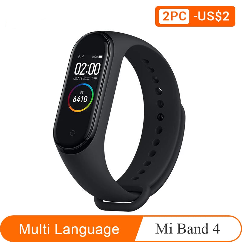 Xiaomi Mi Band 4 Smart Bracelet 3 Color AMOLED Screen Miband 4 Smartband Fitness Traker Bluetooth Sport Waterproof Smart Band - Amzon World