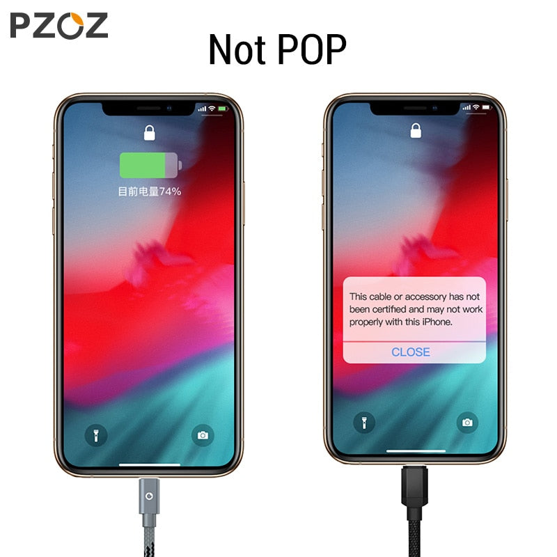 PZOZ usb cable for iphone cable Xs max Xr X 8 7 6 plus 6s 5 s plus ipad mini fast charging cables mobile phone charger cord data - Amzon World