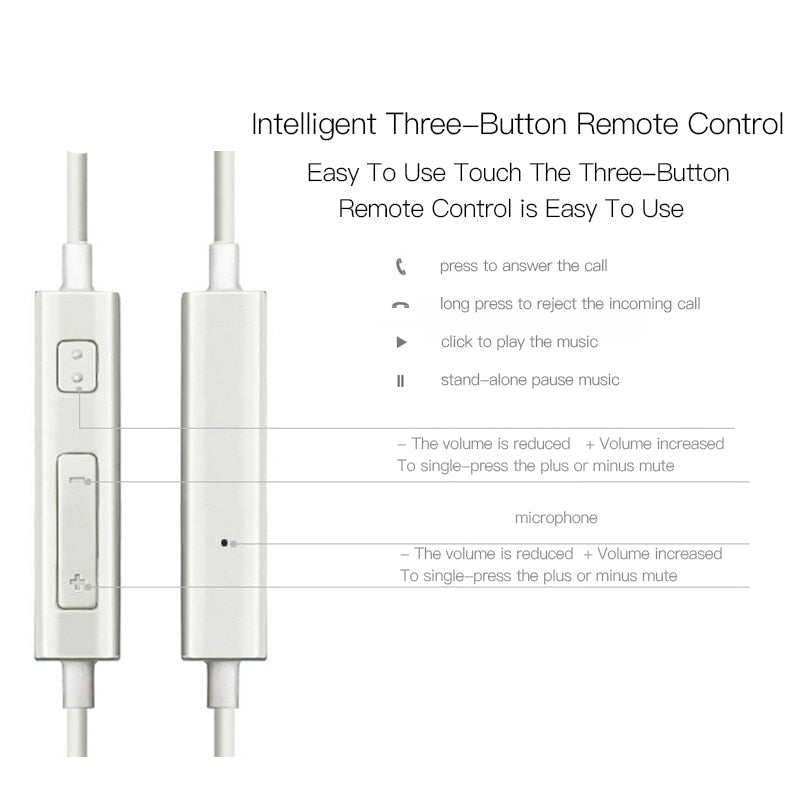 Samsung Earphones EHS64 Headsets With Built-in Microphone 3.5mm In-Ear Wired Earphone For Smartphones with free gift - Amzon World