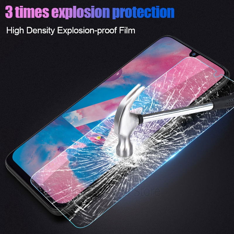 3PCS Tempered Glass For Samsung Galaxy A50 A30 Screen Protector Glass For Samsung Galaxy M20 M30 A20 A20E A40 A80 A70 A60 Glass - Amzon World