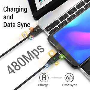 PZOZ Magnetic Cable Micro usb Type C Fast Charging Adapter Phone Microusb Type-C Magnet Charger usb c For iphone Samsung xiaomi - Amzon World