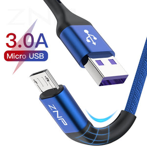 ZNP 1m 2m Micro USB Cable Fast Charging For Xiaomi Redmi Note 5 Pro Android Mobile Phone Data Cable for Samsung S7 Micro Charger - Amzon World