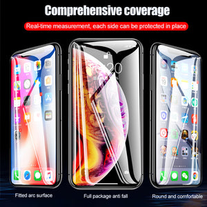 100D Curved Edge Full Cover Protective Glass On The For iPhone - Amzon World