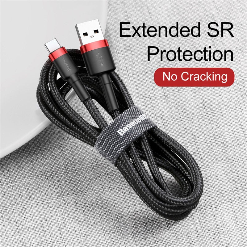 Baseus USB Type C Cable for xiaomi redmi k20 pro USB C Mobile Phone Cable Fast Charging Type C Cable for USB Type-C Devices - Amzon World