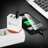 Universal 18 W USB Quick charge 3.0 5V 3A for Iphone 7 8 EU US Plug Mobile Phone Fast charger charging for Samsug s8 s9 Huawei - Amzon World