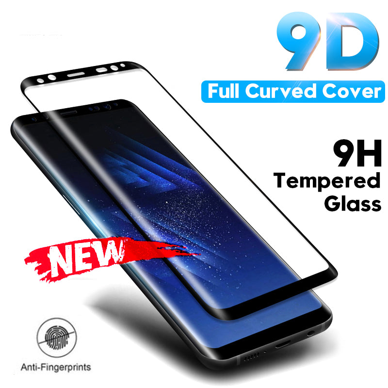 Tempered Glass Film For Samsung Galaxy Note 8 9 S9 S8 Plus S7 Edge 9D Full Curved Screen Protector For Samsung A6 A8 Plus 2018 - Amzon World