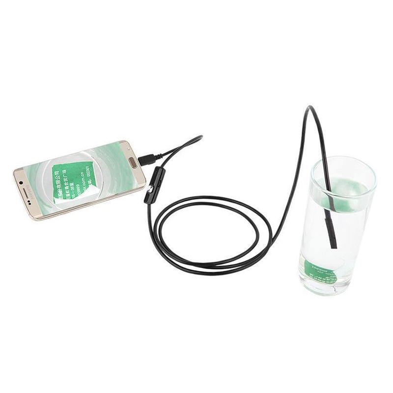 2M 1M 5.5mm 7mm Endoscope Camera Flexible IP67 Waterproof Inspection Borescope Camera for Android PC Notebook 6LEDs Adjustable - Amzon World