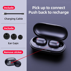 Haylou GT1 TWS Fingerprint Touch Bluetooth Earphones, HD Stereo Wireless Headphones,Noise Cancelling Gaming Headset - Amzon World