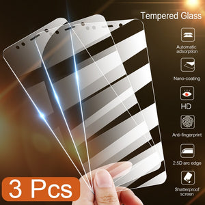 3Pcs Full Cover Tempered Glass For Xiaomi Redmi Note 7 6 5 Pro 5A 6 Screen Protector For Redmi 5 Plus 6A Protective Glass Film - Amzon World
