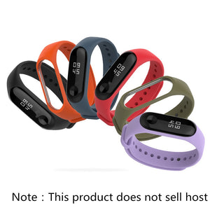 Bracelet for Xiaomi Mi Band 3 4 Sport Strap watch Silicone wrist strap For xiaomi mi band 3 4 bracelet Miband 4 3 Strap - Amzon World
