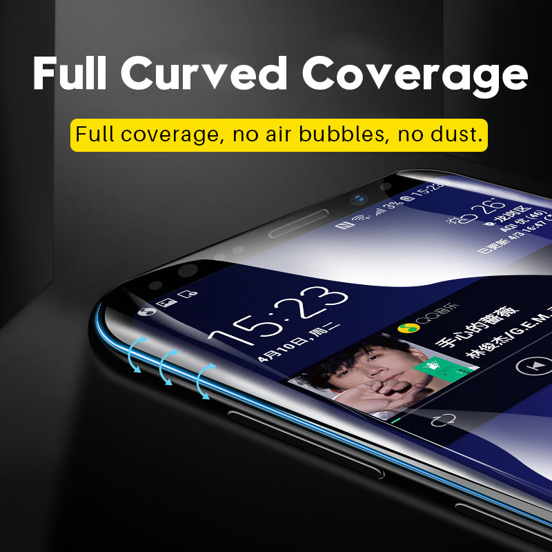 Tempered Glass Film For Samsung Galaxy Note 8 9 S9 S8 Plus S7 Edge 9D Full Curved Screen Protector For Samsung A6 A8 Plus 2018 - Amzon World