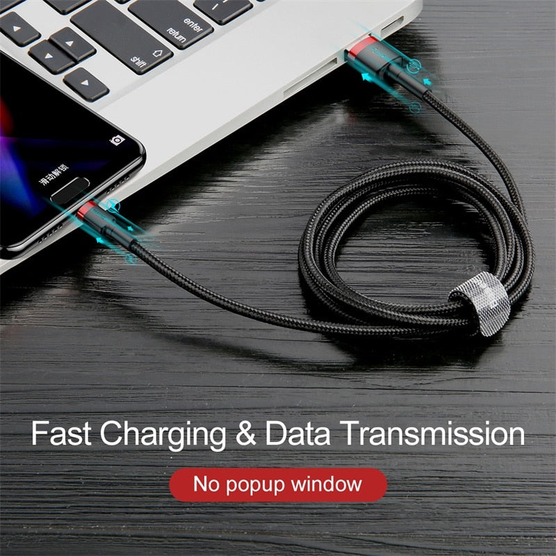 Baseus USB Type C Cable for xiaomi redmi k20 pro USB C Mobile Phone Cable Fast Charging Type C Cable for USB Type-C Devices - Amzon World