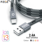 PZOZ usb cable for iphone cable Xs max Xr X 8 7 6 plus 6s 5 s plus ipad mini fast charging cables mobile phone charger cord data - Amzon World