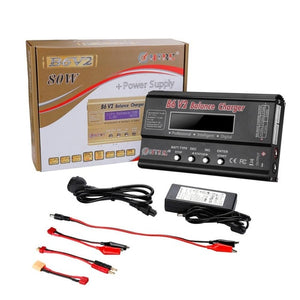 HTRC Imax b6 v2 Balance Charger 80W Professional Digital Discharger For LiHV LiIonLiFe NiCd NiMH PB Battery LiPo Charger - Amzon World