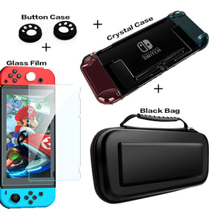 Hard PC Protection Cover For Nintend Switch NS NX Case Transparent Crystal Shell Console Controller Accessories With Stand Cases - Amzon World