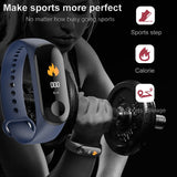 M3 Plus Men's Smart Watch Color Screen IP67 Waterproof Smart Watch Blood Pressure Heart Rate Activity Fitness Tracker Men Watch - Amzon World