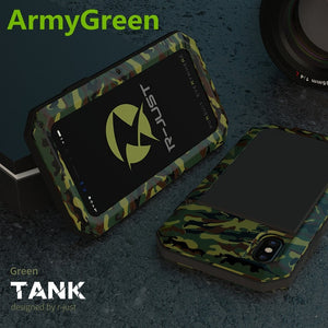 Heavy Duty Protection Doom armor Metal Aluminum phone Case for iPhone 11 Pro Max XR XS MAX 6 6S 7 8 Plus X 5S 5 Shockproof Cover - Amzon World