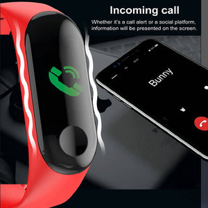 M3 Plus Men's Smart Watch Color Screen IP67 Waterproof Smart Watch Blood Pressure Heart Rate Activity Fitness Tracker Men Watch - Amzon World