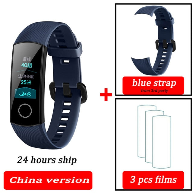 Honor band 5 smart band AMOLED Huawe honor smart watch heart rate fitness sleep swimming sport tracker - Amzon World
