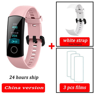 Honor band 5 smart band AMOLED Huawe honor smart watch heart rate fitness sleep swimming sport tracker - Amzon World