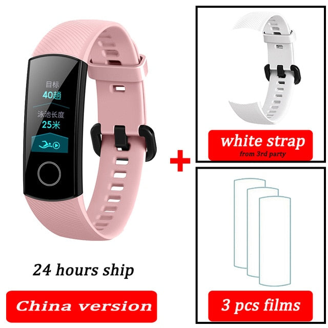 Honor band 5 smart band AMOLED Huawe honor smart watch heart rate fitness sleep swimming sport tracker - Amzon World