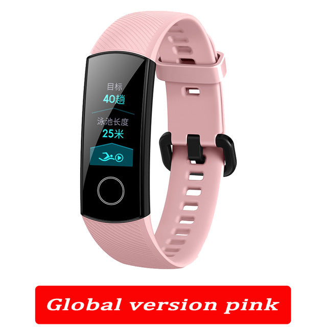 Honor band 5 smart band AMOLED Huawe honor smart watch heart rate fitness sleep swimming sport tracker - Amzon World