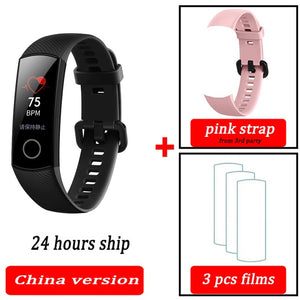Honor band 5 smart band AMOLED Huawe honor smart watch heart rate fitness sleep swimming sport tracker - Amzon World