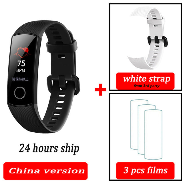 Honor band 5 smart band AMOLED Huawe honor smart watch heart rate fitness sleep swimming sport tracker - Amzon World