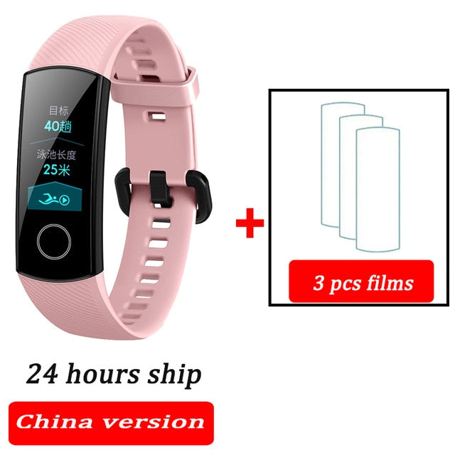 Honor band 5 smart band AMOLED Huawe honor smart watch heart rate fitness sleep swimming sport tracker - Amzon World
