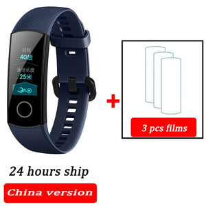 Honor band 5 smart band AMOLED Huawe honor smart watch heart rate fitness sleep swimming sport tracker - Amzon World