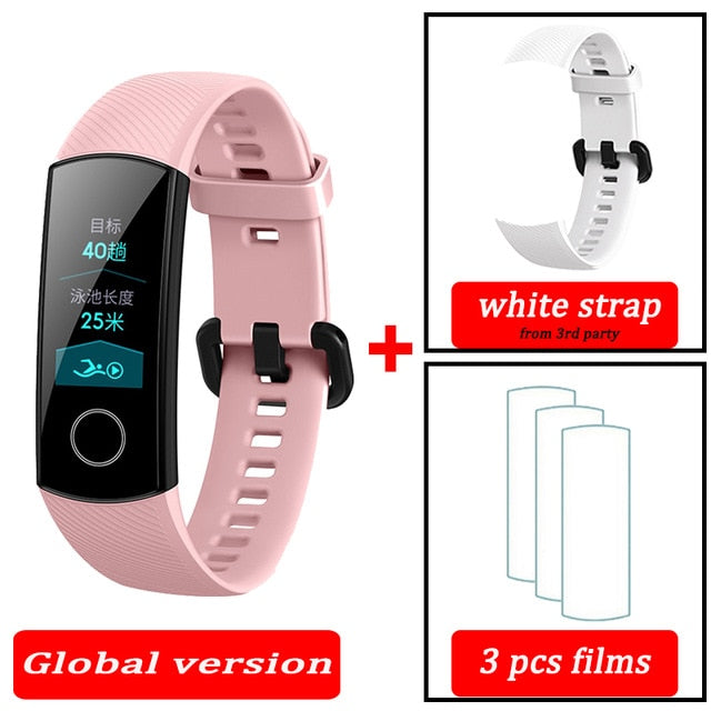 Honor band 5 smart band AMOLED Huawe honor smart watch heart rate fitness sleep swimming sport tracker - Amzon World