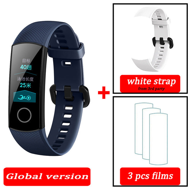 Honor band 5 smart band AMOLED Huawe honor smart watch heart rate fitness sleep swimming sport tracker - Amzon World