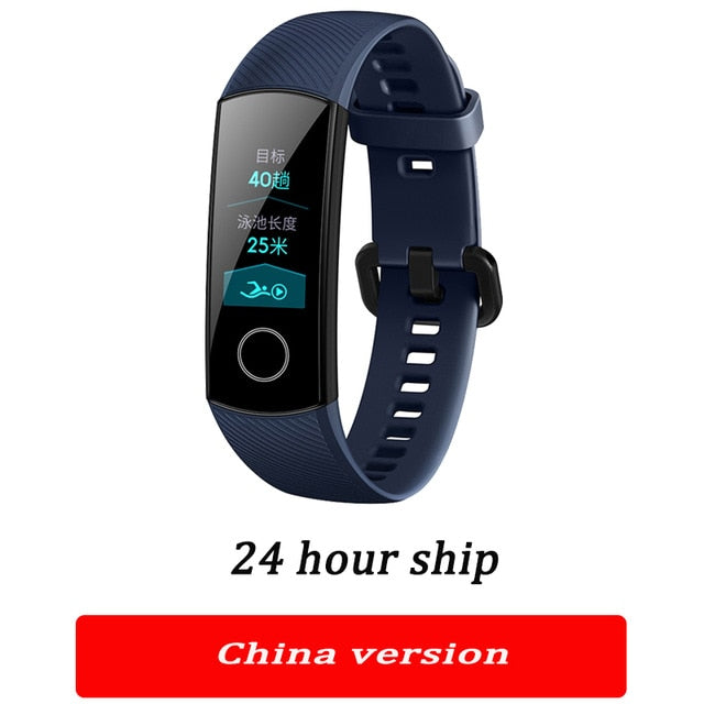 Honor band 5 smart band AMOLED Huawe honor smart watch heart rate fitness sleep swimming sport tracker - Amzon World
