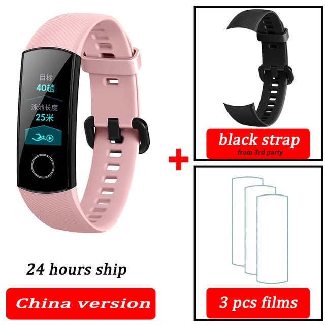 Honor band 5 smart band AMOLED Huawe honor smart watch heart rate fitness sleep swimming sport tracker - Amzon World