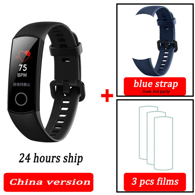 Honor band 5 smart band AMOLED Huawe honor smart watch heart rate fitness sleep swimming sport tracker - Amzon World