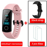 Honor band 5 smart band AMOLED Huawe honor smart watch heart rate fitness sleep swimming sport tracker - Amzon World