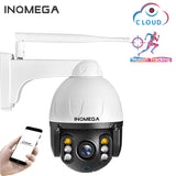 INQMEGA Cloud 1080P Outdoor PTZ IP Camera WIFI Speed Dome Auto Tracking Camera 4X Digital Zoom 2MP Onvif IR CCTV Security Camera - Amzon World