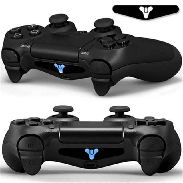 IVYUEEN 2 Pcs For Dualshock 4 PS4 DS4 Pro Slim Controller LED Light Bar Decal Sticker Cover for PlayStation 4 Control Game Skins - Amzon World