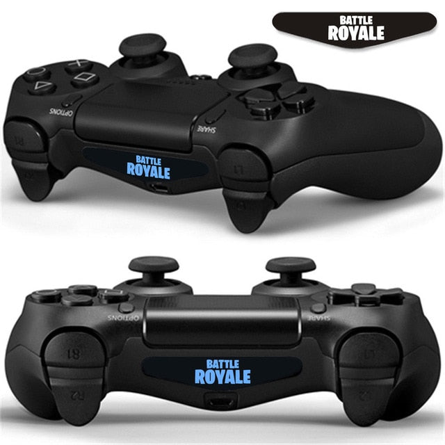 IVYUEEN 2 Pcs For Dualshock 4 PS4 DS4 Pro Slim Controller LED Light Bar Decal Sticker Cover for PlayStation 4 Control Game Skins - Amzon World