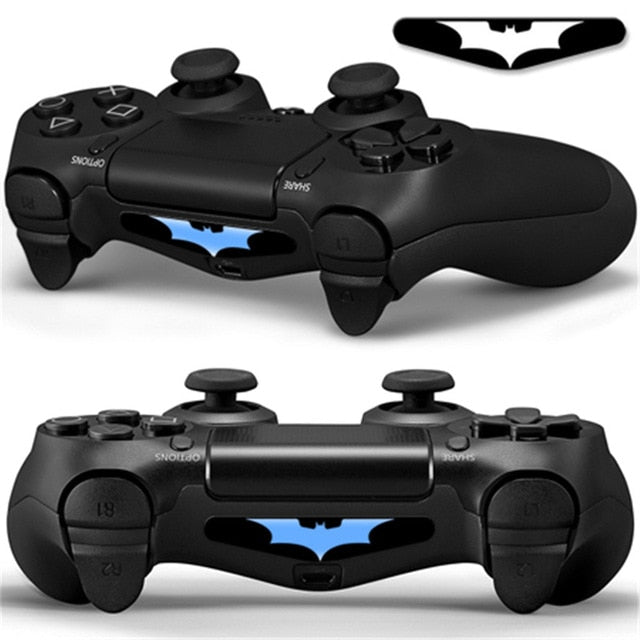 IVYUEEN 2 Pcs For Dualshock 4 PS4 DS4 Pro Slim Controller LED Light Bar Decal Sticker Cover for PlayStation 4 Control Game Skins - Amzon World