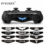 IVYUEEN 2 Pcs For Dualshock 4 PS4 DS4 Pro Slim Controller LED Light Bar Decal Sticker Cover for PlayStation 4 Control Game Skins - Amzon World