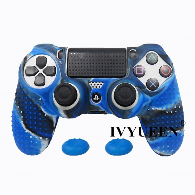 IVYUEEN 20 Colors Anti-slip Silicone Cover Skin Case for Sony PlayStation Dualshock 4 PS4 DS4 Pro Slim Controller & Stick Grip - Amzon World