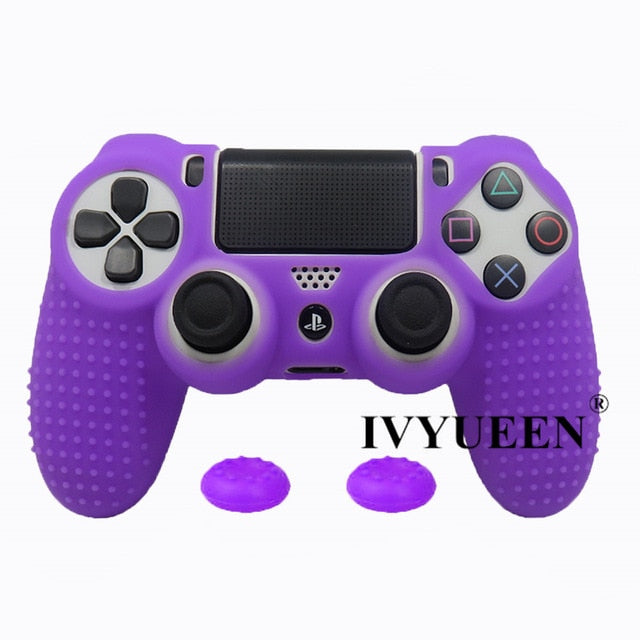 IVYUEEN 20 Colors Anti-slip Silicone Cover Skin Case for Sony PlayStation Dualshock 4 PS4 DS4 Pro Slim Controller & Stick Grip - Amzon World
