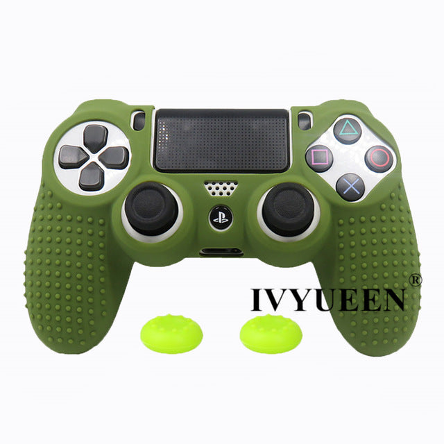 IVYUEEN 20 Colors Anti-slip Silicone Cover Skin Case for Sony PlayStation Dualshock 4 PS4 DS4 Pro Slim Controller & Stick Grip - Amzon World