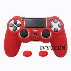 IVYUEEN 20 Colors Anti-slip Silicone Cover Skin Case for Sony PlayStation Dualshock 4 PS4 DS4 Pro Slim Controller & Stick Grip - Amzon World