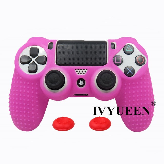 IVYUEEN 20 Colors Anti-slip Silicone Cover Skin Case for Sony PlayStation Dualshock 4 PS4 DS4 Pro Slim Controller & Stick Grip - Amzon World