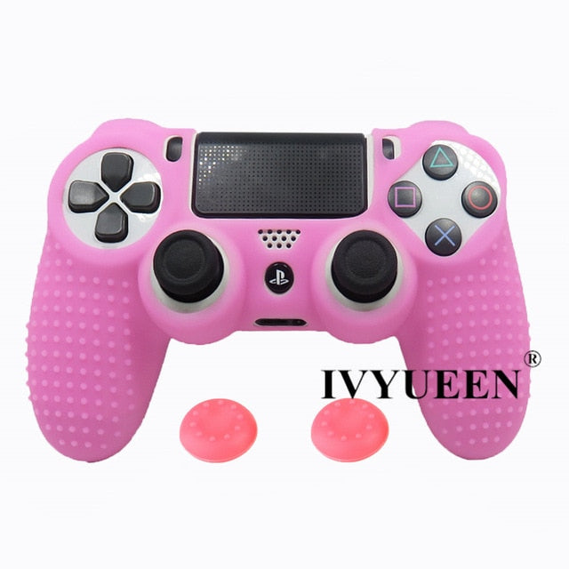 IVYUEEN 20 Colors Anti-slip Silicone Cover Skin Case for Sony PlayStation Dualshock 4 PS4 DS4 Pro Slim Controller & Stick Grip - Amzon World